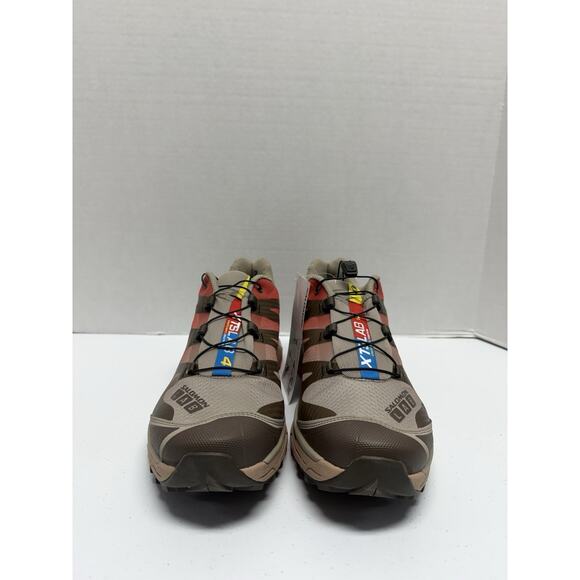 Salomon XT-4 OG Wren Vintage Khaki L47299500 Size 9 Red Brown Hiking Trail Shoe main image 4